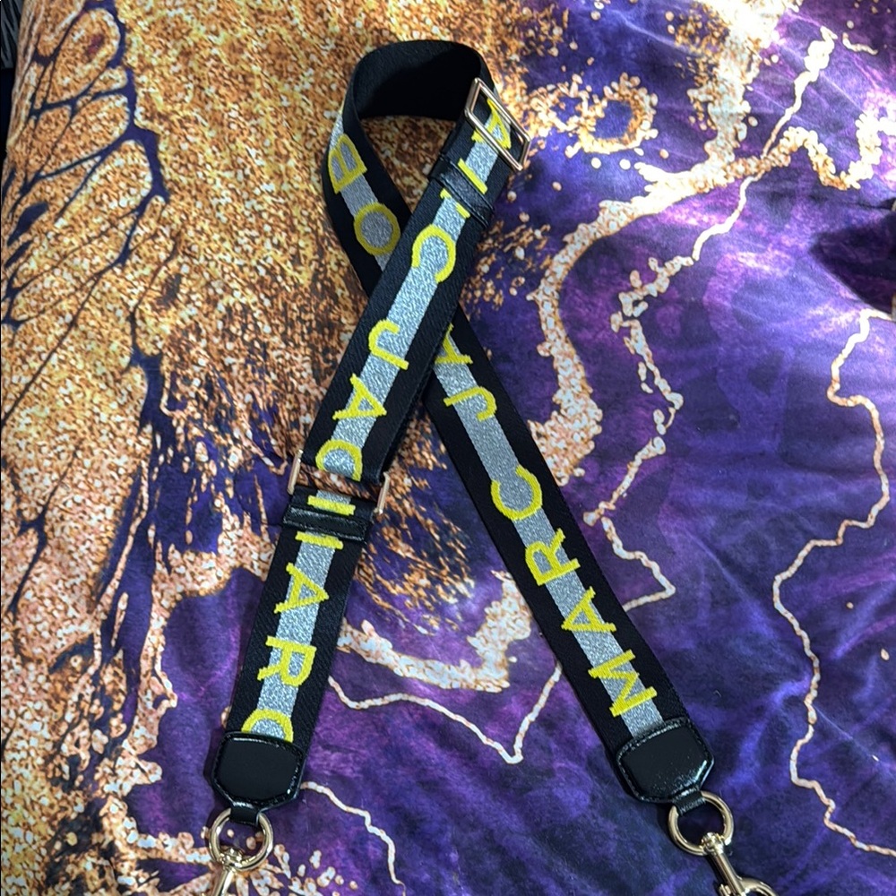 Marc Jacobs Black and Yellow Strap